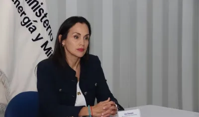  Inés Manzano, ministra de Energía y Minas. 
