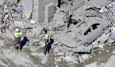 Los daños causados por los ataques israelís.