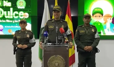 Mayor Jorge Carmona, jefe seccional de Protección y Servicios Especiales de la Mebar.