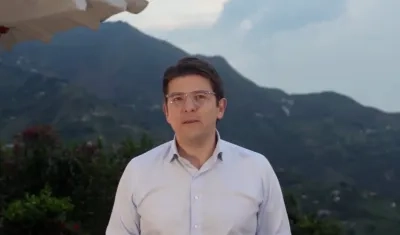 Miguel Uribe, senador por el partido Centro Democrático. 