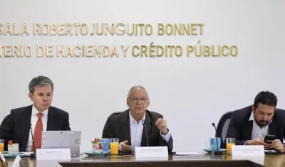 Ministro de Hacienda, Ricardo Bonilla.