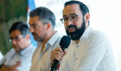 Ministro de Minas y Energía, Andrés Camacho.