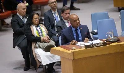 Canciller Luis Gilberto Murillo en el Consejo de Seguridad de la ONU.