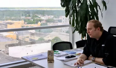 Secretario Jurídico de la administración departamental, Rachid Nader.