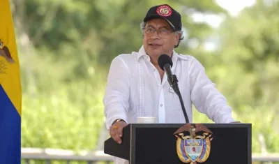 El Presidente Gustavo Petro.