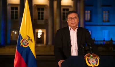 El Presidente Gustavo Petro.