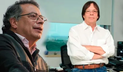 Gustavo Petro y César Lorduy. 