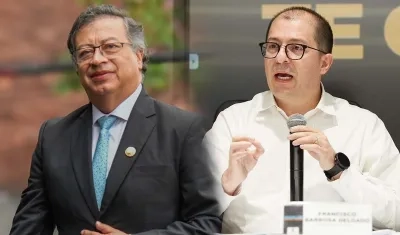Gustavo Petro y Francisco Barbosa.