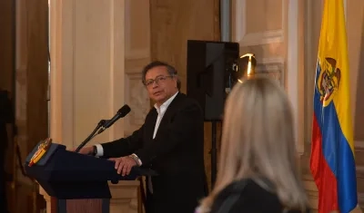 El Presidente Gustavo Petro