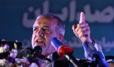 El presidente de Irán, Masud Pezeshkian.