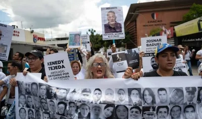 Imágenes de los presos.