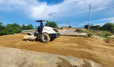 Los trabajos en el puente.