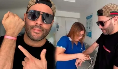 Las pulseras que entregan en las sedes.