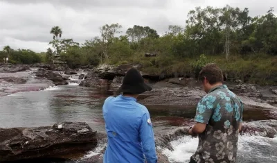 Río de los Siete Colores, en zona rural del Magdalena.