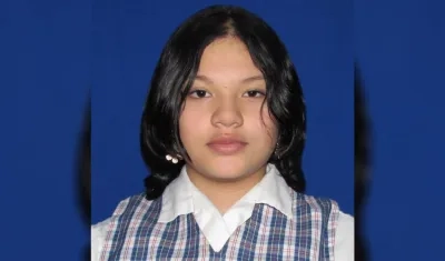 Padres autorizaron la publicación de la foto de Melanie Scarlet Cuchimba Londoño.