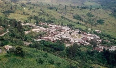Panorámica del municipio de San Cayetano, Cundinamarca. 