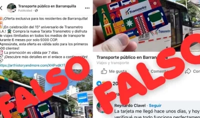 La información falsa.