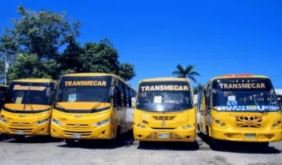 Buses de Transmecar.