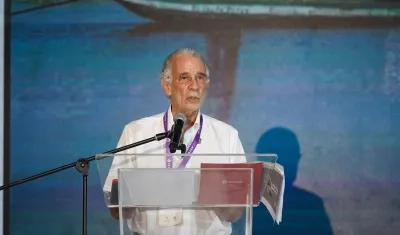 Eduardo Verano en la Feria de las Economías para la Vida, que se realiza en Barranquilla.