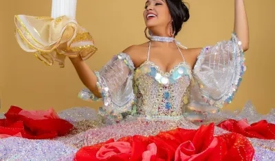 Luisa Fernanda Guerrero, reina del Carnaval de Manatí 2025.