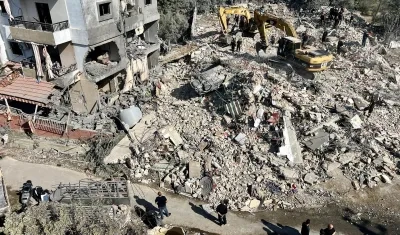 Desastres de la guerra en el sur del Líbano.