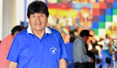 Evo Morales, expresidente de Bolivia.