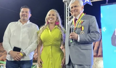 Jorge Barón, durante el evento. 