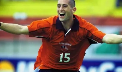 Cristian Montecinos marcó 3 goles con la selección chilena.