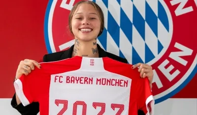 Ana María Guzmán, jugadora del Bayern Múnich.