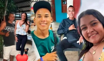 Lesionados en el accidente. 