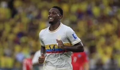 Jhon Jáder Durán marcó el tercer gol de Colombia a Chile. 