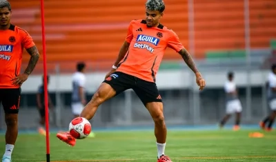 El guajiro Luis Díaz, delantero de la Selección Colombia.