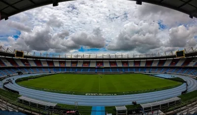Estadio Metropolitano Roberto Meléndez, escenario hoy del partido Colombia vs. Chile.