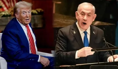 Donald Trump y Benjamin Netanyahu. 