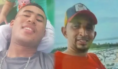  Ronal Guerra y Roimer Madrigal, fallecidos en el accidente. 