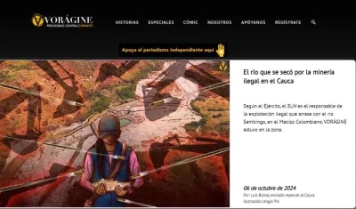 Página web de Vorágine.