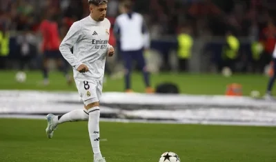 Fede Valverde, jugador del Real Madrid y de la selección uruguaya.