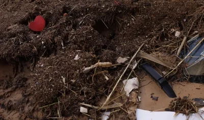 Barro en la localidad valenciana de Algemesí.