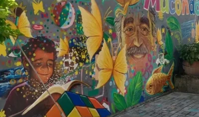 Estos murales han sido un foco de interés para visitantes.  