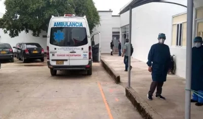Clínica Adela de Char, a donde fue llevado en primera instancia la víctima. 
