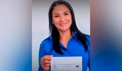 Greisy Tatiana Roqueme Ropero, alcaldesa electa de Aguachica. 