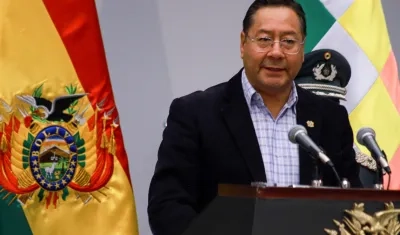 El presidente de Bolivia, Luis Arce.