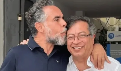 Armando Benedetti y Gustavo Petro. 