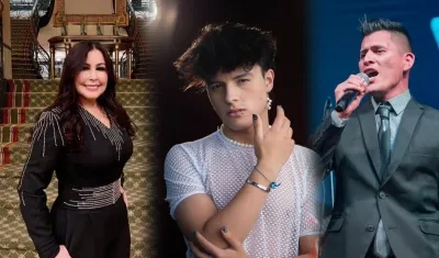 Arelys Henao, Juanse y John Guerra.