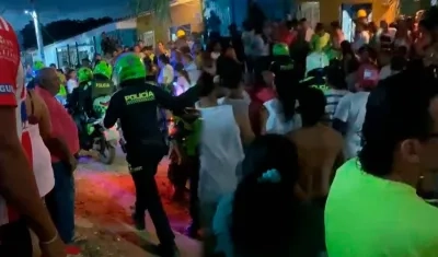 Lugar donde se presentó el crimen en el barrio La Chinita. 