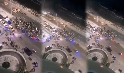 Lugar donde se presentó la balacera. 