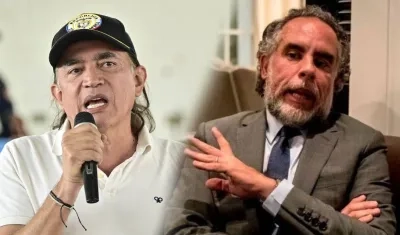 Gustavo Bolívar y Armando Benedetti.