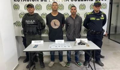 Breiner José Caballero Lozano y Maifren Carranza Moreno.