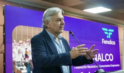 Presidente de Fenalco, Jaime Alberto Cabal.