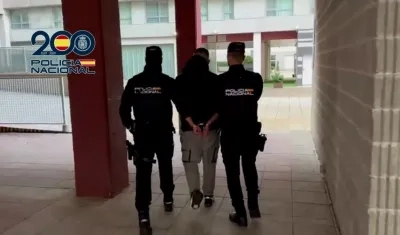 Imagen de uno de los capturados.